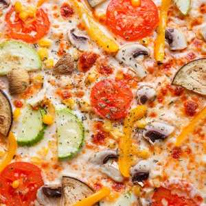 Vegetarian Hot Pizza