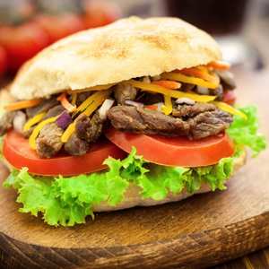 Donner burger With Fries